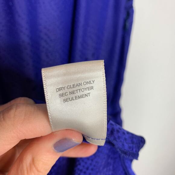 REBECCA TAYLOR textured silk sheath dress 90s y2k millennial 2384 - Picture 9 of 11